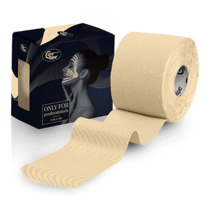 CureTape Beauty 5 cm beige cosmetic lifting tape for soothing and improving skin elasticity