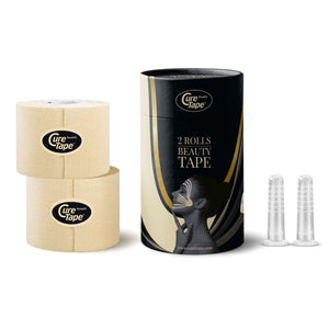 Two rolls of CureTape Beauty 5 cm tape roll for non-invasive face lifting and wrinkle reduction